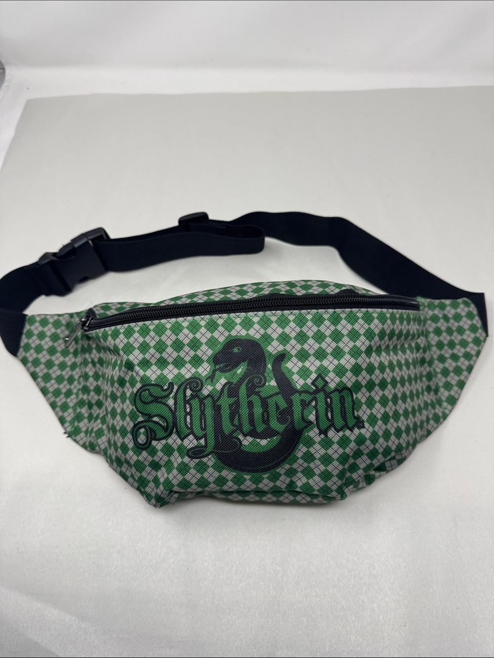 HARRY POTTER BUCKLE DOWN  FANNY PACK CROSSBODY BAG GREEN SLYTHERIN DRACO MALFOY